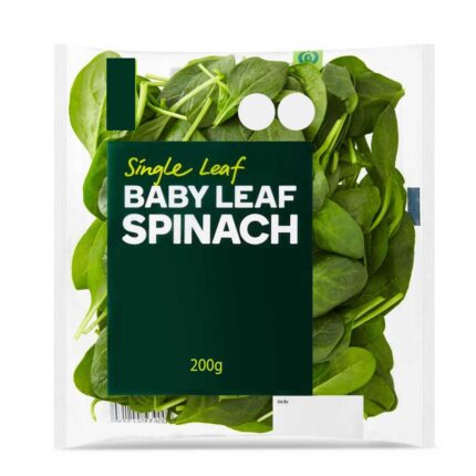 Washed Baby Spinach - 200gram Washed Baby Spinach